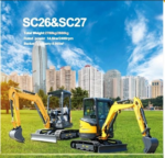 Pengpai SC26 & SC27 Mini Excavator